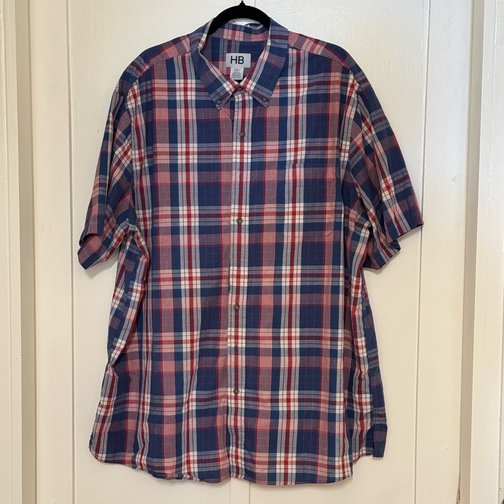 HB Harbor Bay short sleeve button down shirt camp shirt